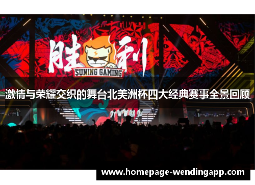 激情与荣耀交织的舞台北美洲杯四大经典赛事全景回顾