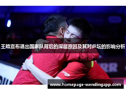 王皓宣布退出国家队背后的深层原因及其对乒坛的影响分析